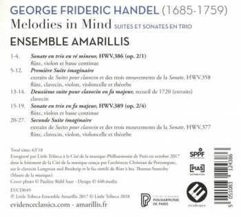 CD Georg Friedrich Händel: Melodies In Mind (Suites & Trio Sonatas) 239653