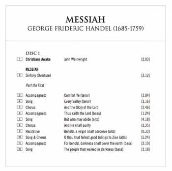 2CD Georg Friedrich Händel: Messiah 314141