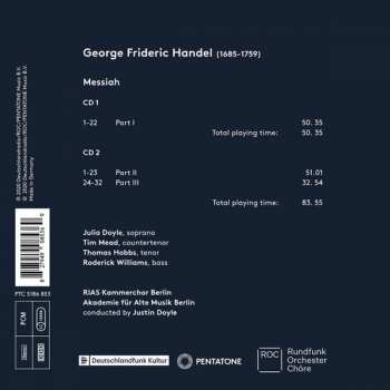 2CD Georg Friedrich Händel: Messiah DIGI 191835