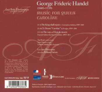 CD Georg Friedrich Händel: Music For Queen Caroline 101348