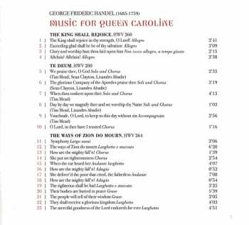 CD Georg Friedrich Händel: Music For Queen Caroline 101348