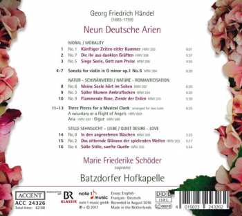 CD Georg Friedrich Händel: Neun Deutsche Arien  314060