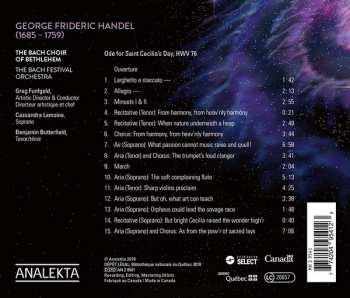 CD Georg Friedrich Händel: Ode For St. Cecilia's Day 301461