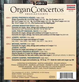 5CD/Box Set Georg Friedrich Händel: Organ Concertos 327411