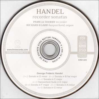 SACD Georg Friedrich Händel: Recorder Sonatas 116397