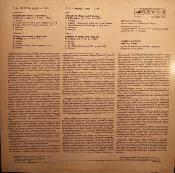 LP Georg Friedrich Händel: Six Concertos For Organ And Orchestra, Op. 7 - The Big Organ Of The Riga Dom - Vol.2 275922