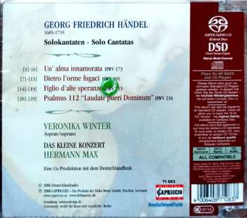 SACD Georg Friedrich Händel: Solokantaten / Solo Cantatas 441794