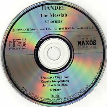 CD Georg Friedrich Händel: The Messiah (Choruses) 468493