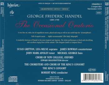 2CD Georg Friedrich Händel: The Occasional Oratorio 306504