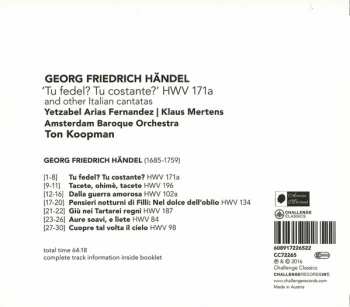 SACD Georg Friedrich Händel: 'Tu Fedel? Tu Costante?' HWV 171a And Other Italian Cantatas 414859