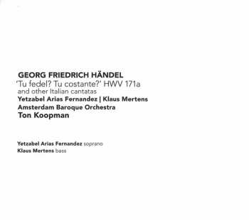 SACD Georg Friedrich Händel: 'Tu Fedel? Tu Costante?' HWV 171a And Other Italian Cantatas 414859