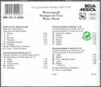CD Georg Friedrich Händel: Wassermusik 321447
