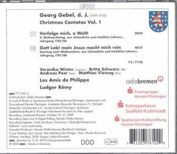 CD Georg Gebel d. J.: Christmas Cantatas Vol. 1 117041