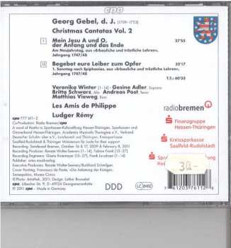 CD Georg Gebel d. J.: Christmas Cantatas Vol. 2 112986
