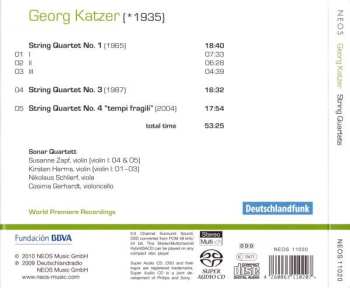 SACD Georg Katzer: String Quartets 458316
