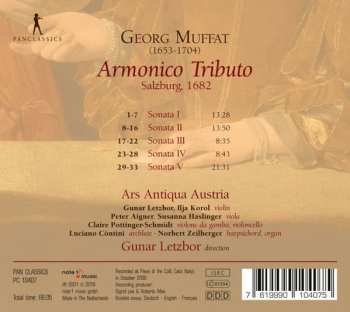 CD Georg Muffat: Armonico Tributo 115808