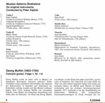 CD Georg Muffat: Concerti Grossi, Nos. 1-6 320619