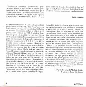 CD Georg Muffat: Concerti Grossi, Nos. 7-12 250261