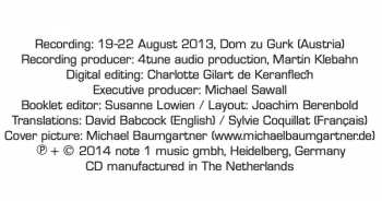 CD Georg Muffat: Missa In Labore Requies 112445