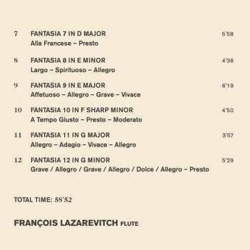 CD Georg Philipp Telemann: 12 Fantasias For Solo Flute 313870