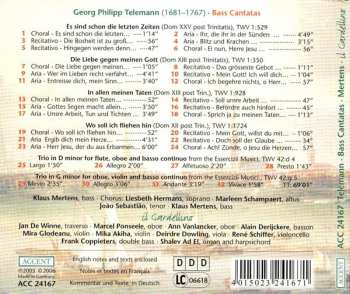 CD Georg Philipp Telemann: Bass Cantatas 320627