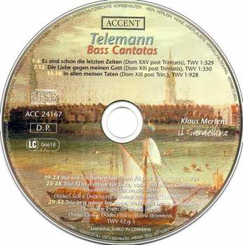 CD Georg Philipp Telemann: Bass Cantatas 320627
