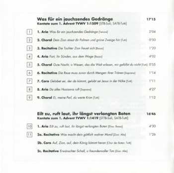 CD Georg Philipp Telemann: Christmas Cantatas III 276486