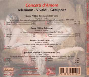 CD Georg Philipp Telemann: Concerti d'Amore 284629