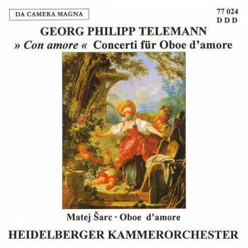 Album Georg Philipp Telemann: Concerti für Oboe d'Amore