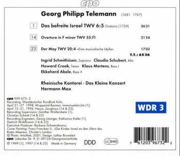 CD Georg Philipp Telemann: Das Befreite Israel 118161