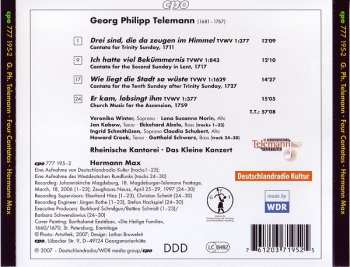 CD Georg Philipp Telemann: Drei Sind, Die Da Zeugen Im Himmel - Cantatas 192088