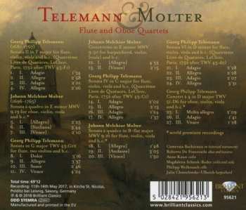 CD Georg Philipp Telemann: Flute And Oboe Quartets 158046