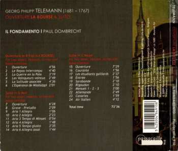 CD Georg Philipp Telemann: Ouverture La Bourse & Suites 435039