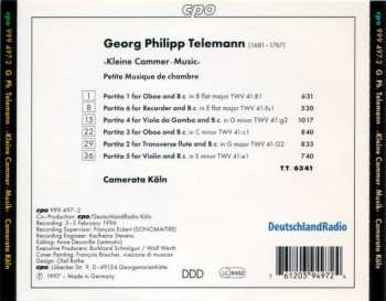 CD Georg Philipp Telemann: Kleine Cammer-Music 119527