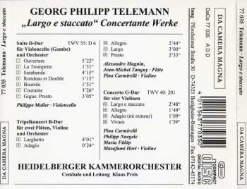 CD Georg Philipp Telemann: "Largo E Staccato" Concertante Werke 288934
