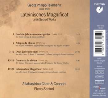 CD Georg Philipp Telemann: Lateinisches Magnificat - Latin Sacred Works 311273
