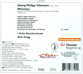 2CD Georg Philipp Telemann: Miriways 435674