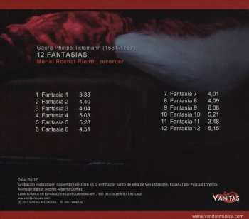CD Georg Philipp Telemann: 12 Fantasias 519235