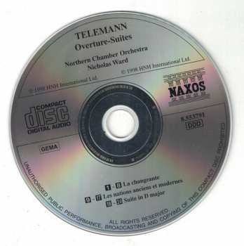 CD Georg Philipp Telemann: La Changeante, Les Nations anciens et modernes, Suite in D major 529789