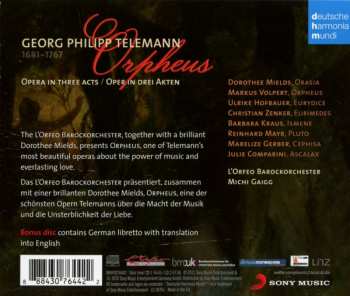 2CD Georg Philipp Telemann: Orpheus 188617