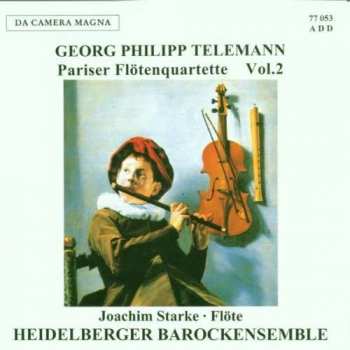 Album Georg Philipp Telemann: Pariser Flötenquartette 