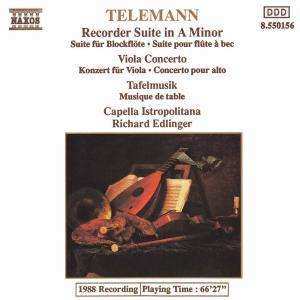 Album Georg Philipp Telemann: Recorder Suite In A Minor • Viola Concerto • Tafelmusik