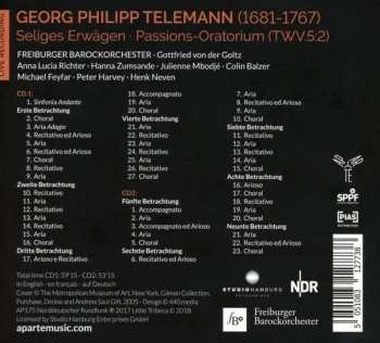 2CD Georg Philipp Telemann: Selige Erwägen · Passions-Oratorium 196335