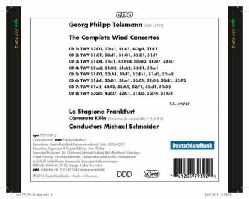 8CD Georg Philipp Telemann: The Complete Wind Concertos 114844