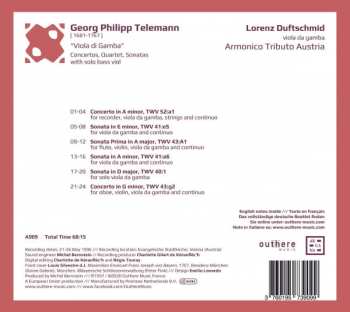 CD Georg Philipp Telemann: Viola da Gamba 295019