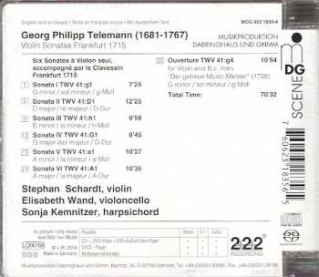 SACD Georg Philipp Telemann: Violin Sonatas Frankfurt 1715 303206