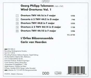 CD Georg Philipp Telemann: Wind Overtures Vol. 1 328189