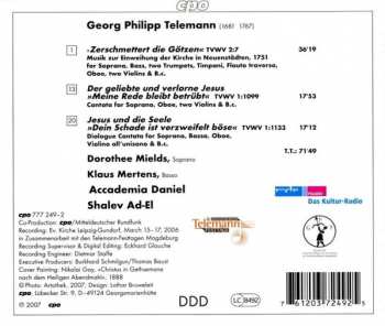 CD Georg Philipp Telemann: Zerschmettert Die Götzen (Cantatas) 192487