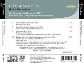CD George Antheil: Ballet Mécanique 121562
