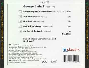 CD George Antheil: Symphony No 3 »American« 118188